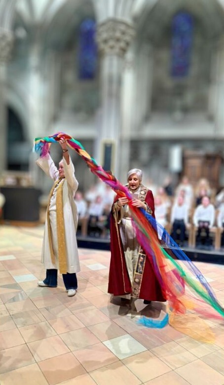 Barnehagegudstjeneste Marie Farstad og Herborg Finnset 2