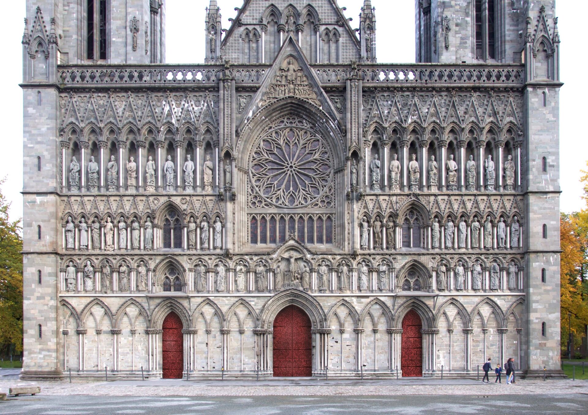 Skisse av Nidarosdomens nye dører Skisse av Nidarosdomens nye dører