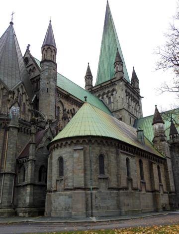 Kapittelhuset fra nord host