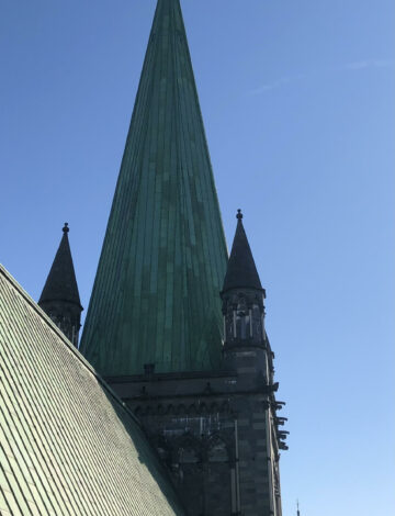 Nidarosdomen spir naert