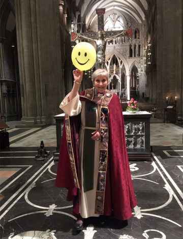 Biskop herborg med ballong Biskop herborg med ballong