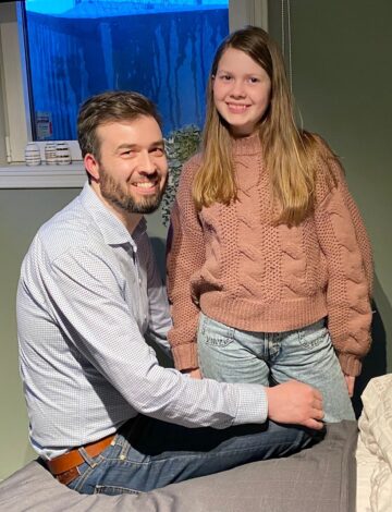 Girl power Liva og pappa Girl power Liva og pappa