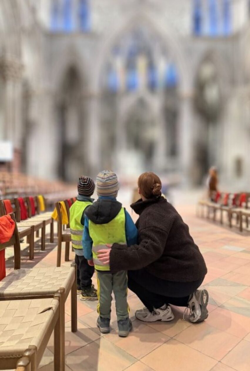 Barnehagegudstjeneste barn lue