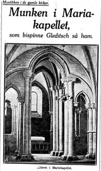 Avisutklipp fra aftenposten i 1930