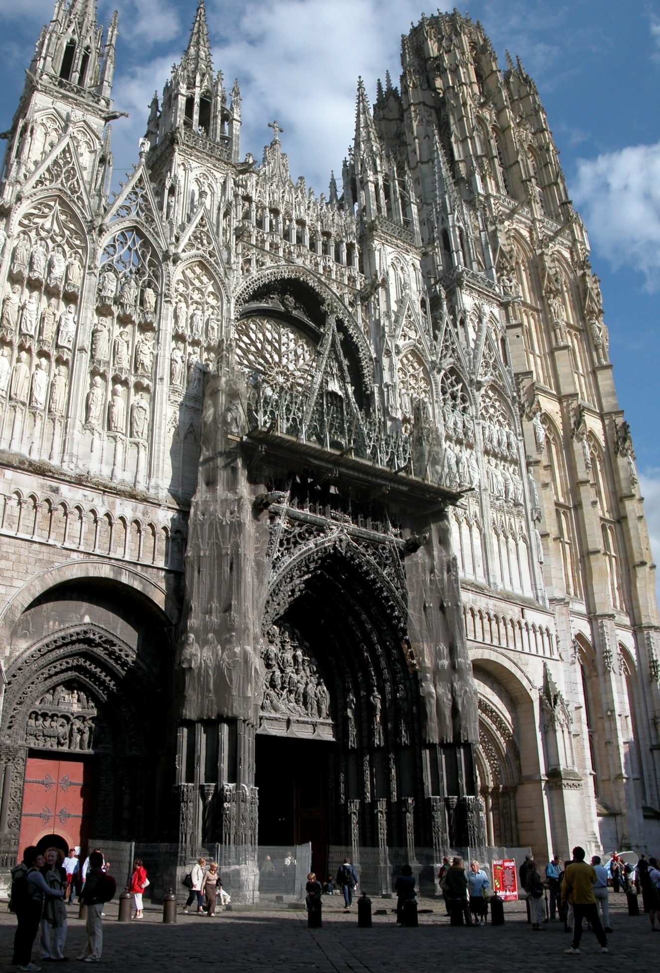 Katedralen i Rouen hvor Olav ble døpt.